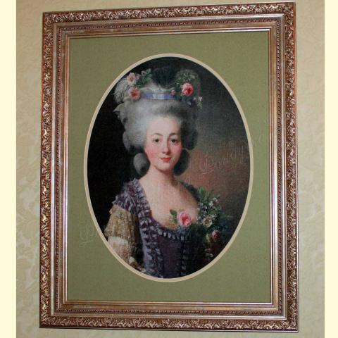 Оформленная вышивка - ткань: Страмин-Конгресс 24 ct, , техника: петит/полукрест <br>Автор вышивки: Орлова Юлия (Julchik_spb)