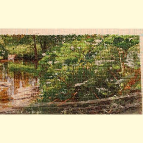 Вышивка - ткань: Линда 27 ct, техника: петит-поинт <br>Автор вышивки: Гугунаева Зарета (Amina)