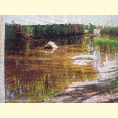 Вышивка - ткань: Линда 27 ct, техника: петит-поинт <br>Автор вышивки: Гугунаева Зарета (Amina)