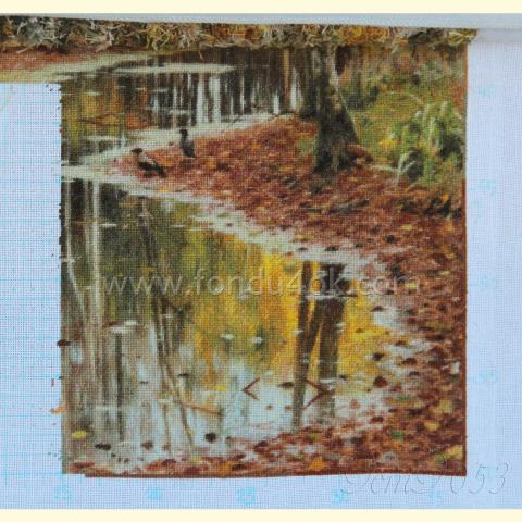 Вышивка - ткань: Лугана 25 ct, техника: петит-поинт <br>Автор вышивки: Кремез Злата (zlataya)<br>Примечание: вышито по устаревшему варианту схемы