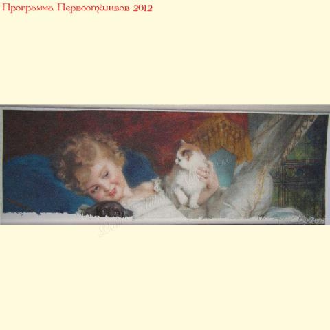 Вышивка - ткань: Аида 18 ct, техника: крестик в 2 нитки<br>Автор вышивки: Неверова Татьяна (TanyaN)