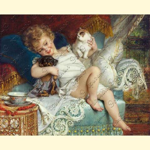 Оригинал схемы - отредактированная репродукция картины