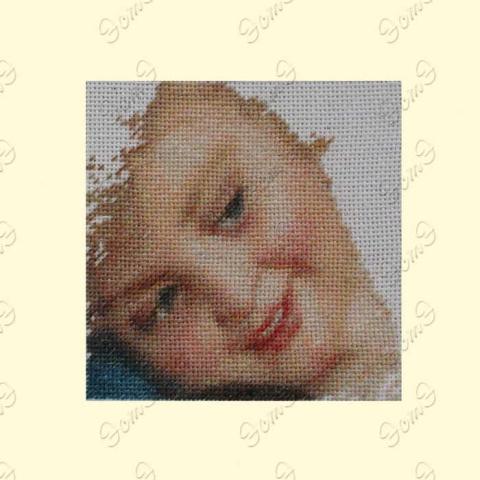 Вышивка - ткань: Лугана 25 ct, техника: петит-поинт <br>Автор вышивки: ЭстЭ