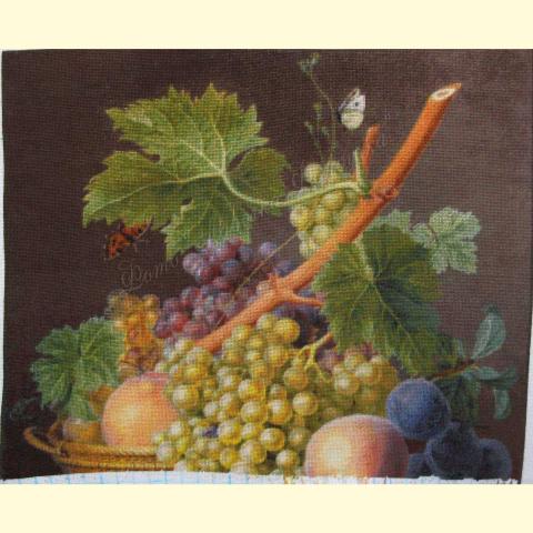 Вышивка  - ткань: Лугана 25 ct, техника: петит-поинт <br>Автор вышивки: Оксана Северинова (Цветочек)