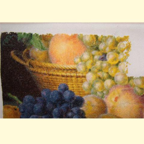 Вышивка  - ткань: Лугана 25 ct, техника: петит-поинт <br>Автор вышивки: Бондаренко Марина (мако)