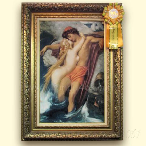 Оформленная вышивка  - ткань: Лугана 25 ct, техника: петит-полукрест <br>Автор вышивки: Елена Корсакова (Loreley)