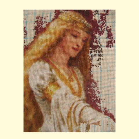 Вышивка - ткань: Лугана 25 ct, техника: петит-поинт <br>Автор вышивки: Евдокимова Марина
