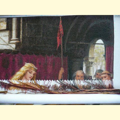 Вышивка - ткань: Лугана 25 ct, техника: петит-поинт <br>Автор вышивки: Олеся Курашова (Жозефина)