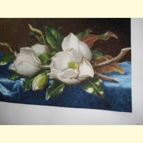 Вышивка  - ткань: Аида 16 ct, техника: крестик в 2 нитки <br>Автор вышивки:  Елена Кудинова (елка)