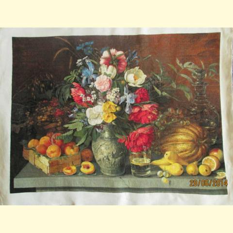 Вышивка - ткань: Аида 18 ct, техника: крестик в 2 нитки <br>Автор вышивки: Гаганичева Ольга (kukuruzina)<br>Программа Первоотшивов 2012