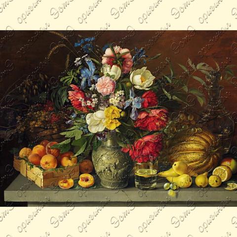 Оригинал схемы - отредактированная репродукция картины