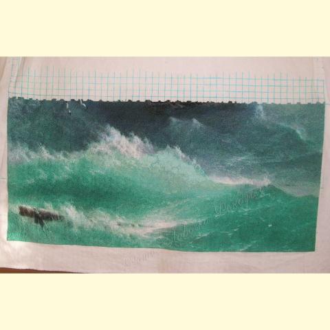 Вышивка - ткань: Аида 18 ct, техника: крестик в 2 нитки<br>Автор вышивки: Ивилина Николова<br>Примечание: отшив по схеме ЭстЭ 072.1 индивидуального размера 500х690-160