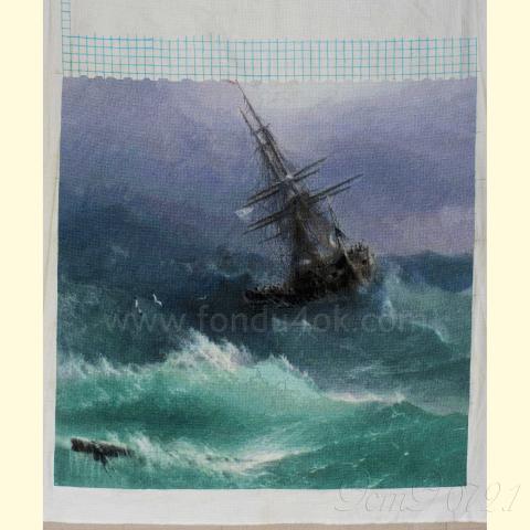 Вышивка - ткань: Аида 18 ct, техника: крестик в 2 нитки<br>Автор вышивки: Ивилина Николова<br>Примечание: отшив по схеме ЭстЭ 072.1 индивидуального размера 500х690-160