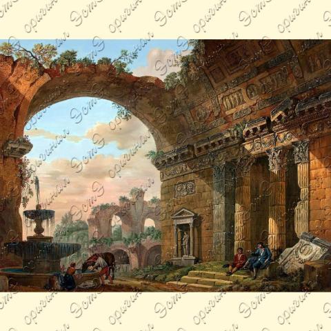 Оригинал схемы - отредактированная репродукция картины