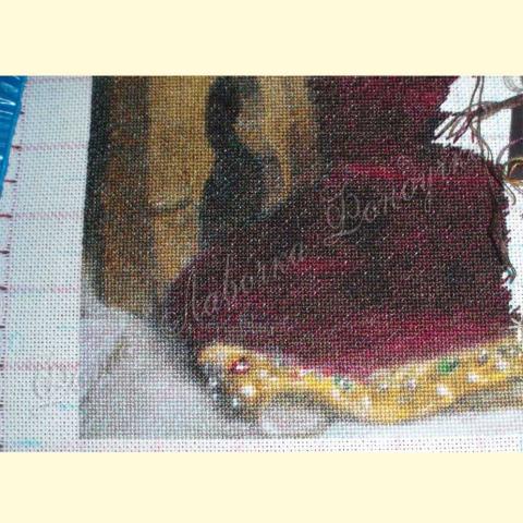 Вышивка  - ткань: Лугана 25 ct, техника: петит-поинт <br>Автор вышивки: Ирина Крайникова(Долина)