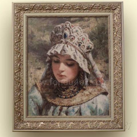 Оформленная вышивка - ткань: Аида 16 ct, техника: крестик в 2 нитки <br>Автор вышивки: Курицына Наталья (rubin)