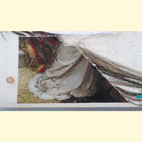 Вышивка - ткань: Аида 18 ct, техника: крестик в 2 нитки<br>Автор вышивки: Наталия Шершень (Feya)