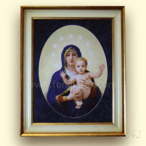 Оформленная вышивка - ткань: Аида 18 ct, техника: крестик в 2 нитки <br>Автор вышивки: Курицына Наталья (rubin)