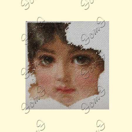 Вышивка - ткань: Лугана 25 ct, техника: петит-поинт <br>Автор вышивки: ЭстЭ