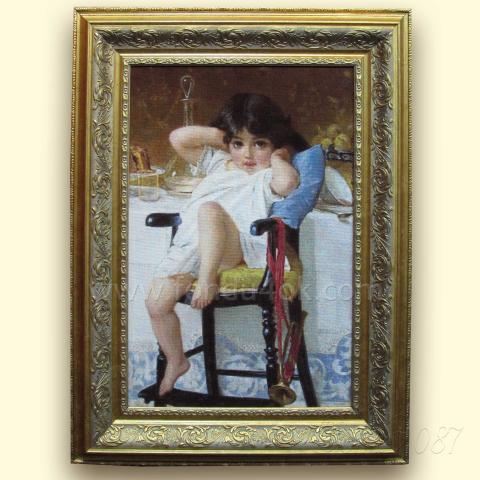 Оформленная вышивка - ткань: Лугана 25 ct, техника: петит-поинт <br>Автор вышивки: Мусина Эльмира (elishka)