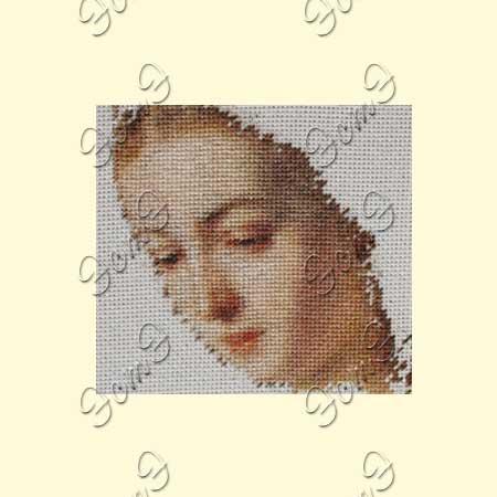 Вышивка - ткань: Лугана 25 ct, техника: петит-поинт <br>Автор вышивки: ЭстЭ