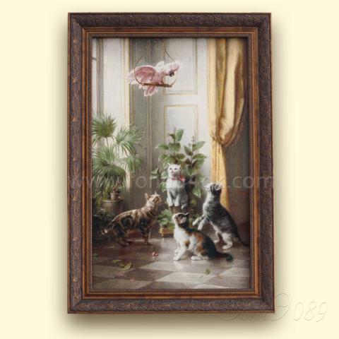 Оформленная вышивка  - ткань: Лугана 25 ct, техника: петит-поинт <br>Автор вышивки: Мария Василевская