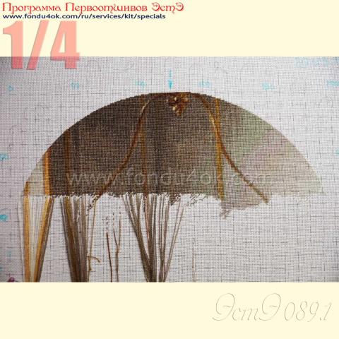 Вышивка - ткань: Лугана 25 ct, техника: петит-поинт <br>Автор вышивки: Елена Ветрова (Elena_V)<br>Программа Первоотшивов 2015, приз 1/4 работы