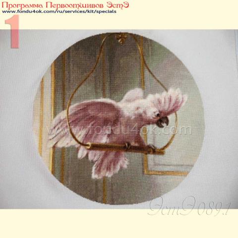 Вышивка - ткань: Лугана 25 ct, техника: петит-поинт <br>Автор вышивки: Елена Ветрова (Elena_V)<br>Программа Первоотшивов 2015, приз завершенная работа