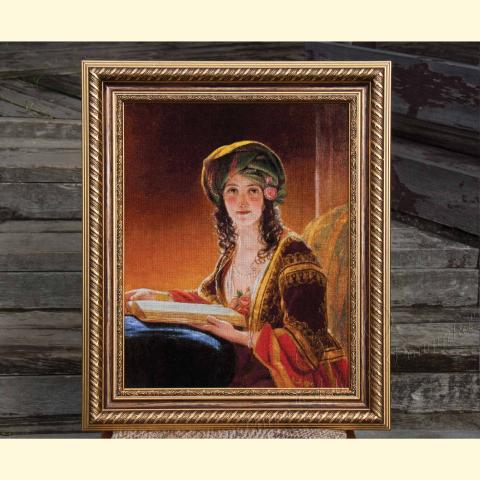 Вышивка - ткань: сетка ГобленСет 25 ct, техника: петит-поинт <br>Автор вышивки: Светлана Будилова (самаялучшая)