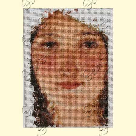 Вышивка - ткань 25ct, петит в 2 нитки, отшив ЭстЭ