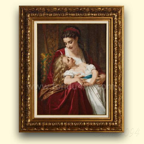 Оформленная вышивка - ткань: Лугана 25 ct, техника: петит-поинт <br>Автор вышивки: Ольга Головина (Путешественница)