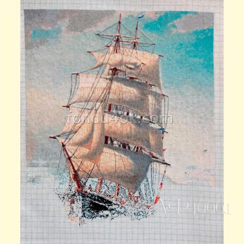 Вышивка - ткань: Гобеленовая сетка 25 ct, техника: петит-полукрест <br>Автор вышивки: Зоя Тимотина (zoia3)