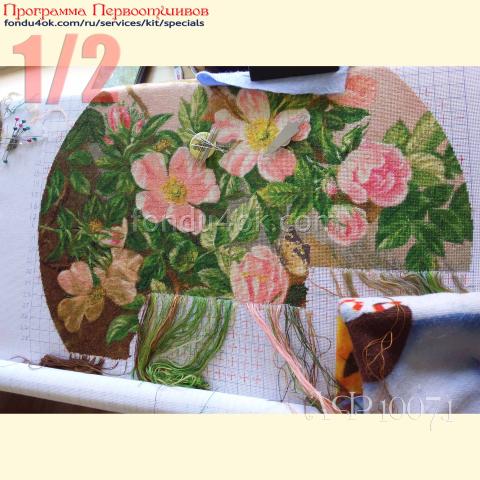 Вышивка - ткань: Сетка гобеленовая 25 ct, , техника: петит/полукрест <br>Автор вышивки: Jolanta Gaidienė (notera)