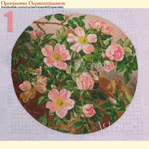 Вышивка - ткань: Сетка гобеленовая 25 ct, , техника: петит/полукрест <br>Автор вышивки: Jolanta Gaidienė (notera)