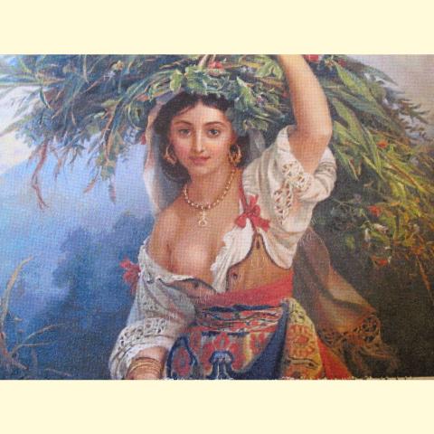 Вышивка  - ткань: Лугана 25 ct, техника: петит-поинт <br>Автор вышивки: Лариса Бекряшева (ЛаВи)