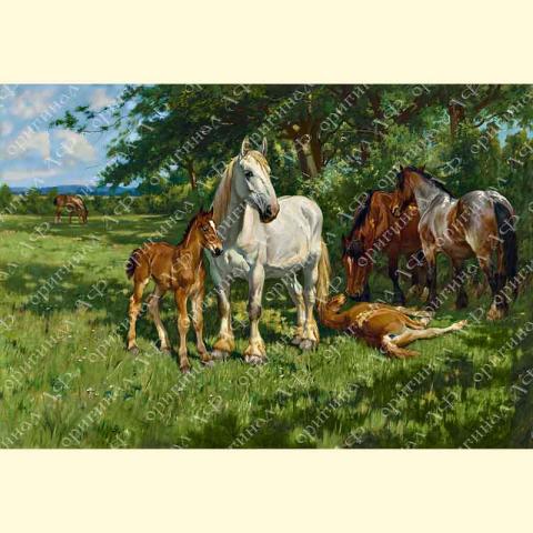 Оригинал схемы - отредактированная репродукция картины