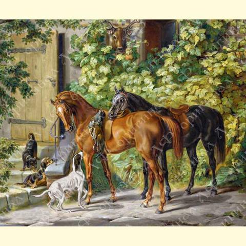 Оригинал схемы - отредактированная репродукция картины