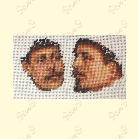 Вышивка - ткань: Лугана 25 ct, техника: петит-поинт <br>Автор вышивки: ЭстЭ