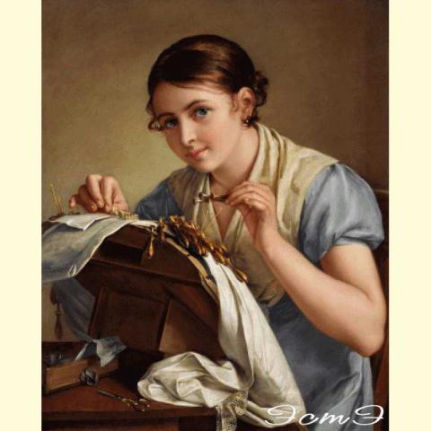 Скрин - компьютерное изображение схемы вышивки