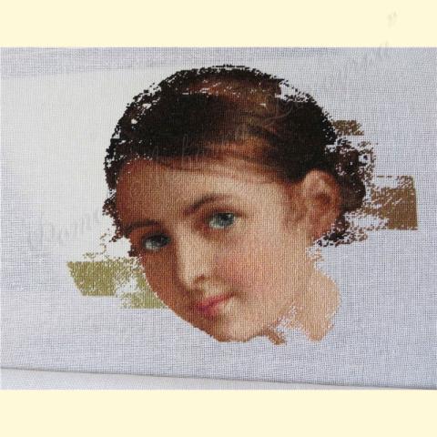 Вышивка  - ткань: cетка 25 ct, техника: петит-поинт <br>Автор вышивки: Лариса (Лорис)<br> Примечание: отшив по схеме ЭстЭ 104.1 фрагмент индивидуального размера