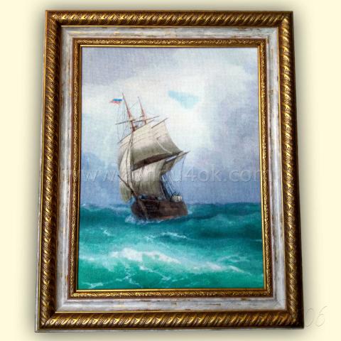 Оформленная вышивка - ткань: Лугана 25 ct, техника: петит-поинт <br>Автор вышивки: Альбина Сапронова (Альбина)