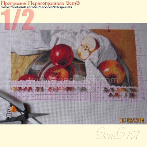 Вышивка - ткань: Страмин-Конгресс 24 ct, , техника: петит/полукрест <br>Автор вышивки: Елена (к@линка)<br>Программа Первоотшивов 2015, приз 1/2 работы