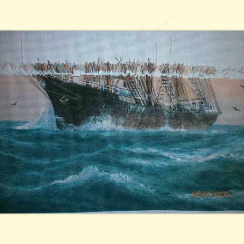 Вышивка - ткань: Аида 18 ct, техника: крестик в 2 нитки<br>Автор вышивки: Nadja Riesen (mamsi)