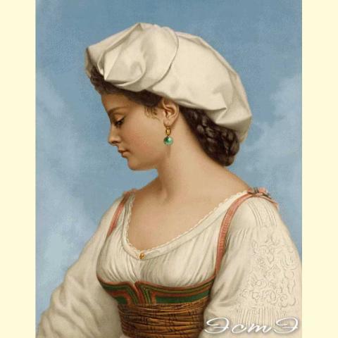 Скрин - компьютерное изображение схемы вышивки