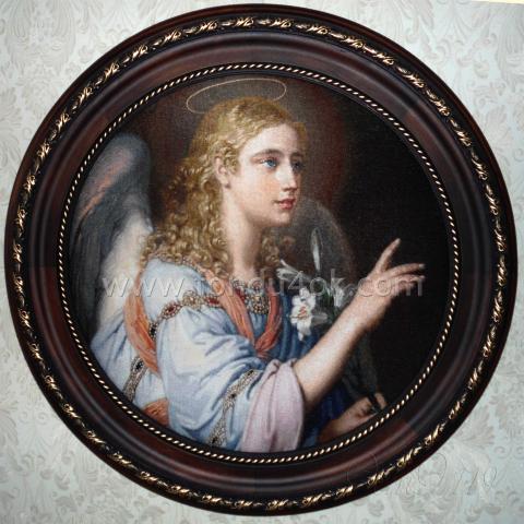 Оформленная вышивка - ткань: Лугана 25 ct, техника: петит-поинт <br>Автор вышивки: Булатова Людмила