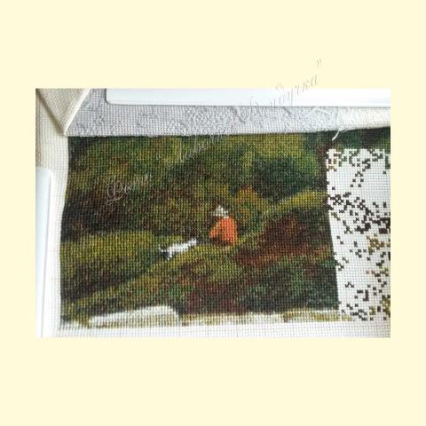 Вышивка  - ткань: Аида 18 ct, техника: крестик в 2 нитки <br>Автор вышивки: Булатова Наталья (Arasayka)