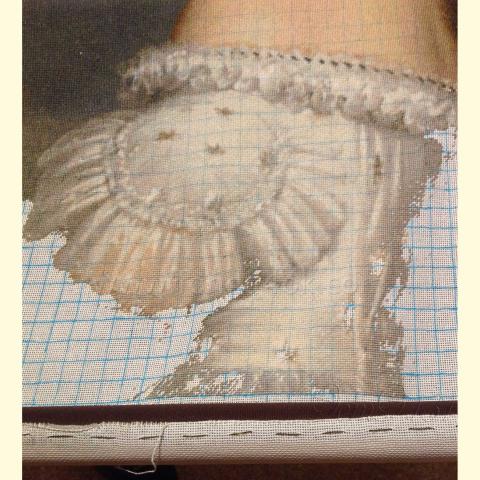 Вышивка - ткань: Лугана 25 ct, техника: петит-полукрест<br>Автор вышивки: Елена Сандул (elenass911)