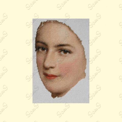 Вышивка - ткань: Лугана 25 ct, техника: петит-поинт <br>Автор вышивки: ЭстЭ