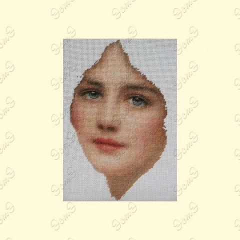 Вышивка  - ткань: Лугана 25 ct, техника: петит-поинт <br>Автор вышивки:  ЭстЭ