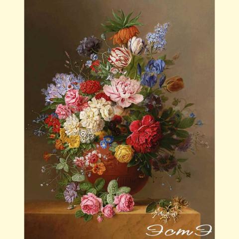 Скрин - компьютерное изображение схемы вышивки